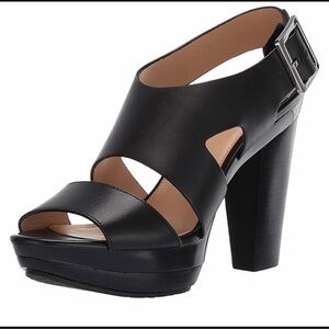 Michael Kors Carla Black Platform Heels
